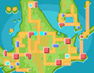 Localización de la ruta 211 en Sinnoh