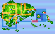 Localización de la ruta 131 en Hoenn