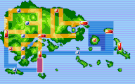 Localización de la ruta 109 en Hoenn