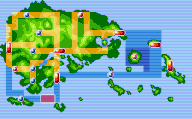 Localización de la ruta 108 en Hoenn
