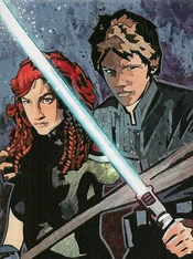 Jacen y Tenel Ka.