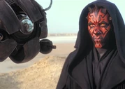 Darth Maul con un Dark Eye probe droid