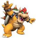 Bowser, the evil king of the Koopas