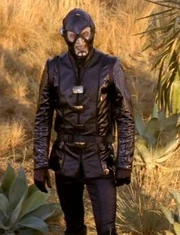 Scorpius in an older version of his coolant suit.