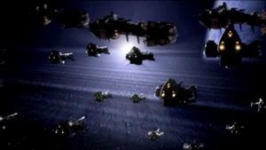 A group of Vigilantes attacks the Scarrans