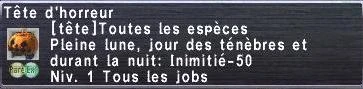 Tête d'horreur