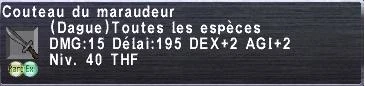 Couteau Maraudeur