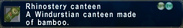 Rhinostery Canteen