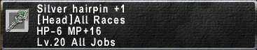 Silver Hairpin +1