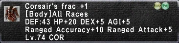 Corsair's Frac +1