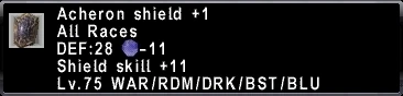Acheron Shield +1