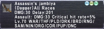 Assassin's Jambiya