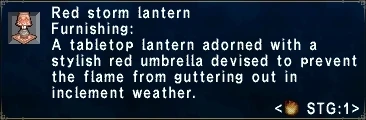 Red Storm Lantern