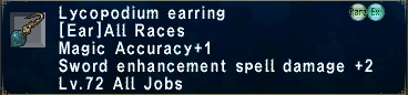Lycopodium Earring