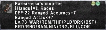 Barbarossa's Moufles