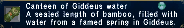 Canteen of Giddeus Water