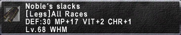 Noble's Slacks
