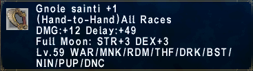 Gnole sainti +1