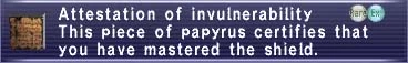 Attestation of Invulnerability