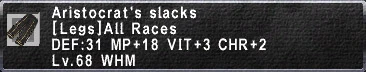 Aristocrat's Slacks