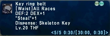 Key Ring Belt