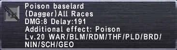Poison Baselard
