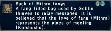 Mithra Fang Sack