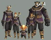 The five races in the Morrigan Robe set