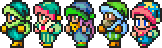The main cast as Geomancers.