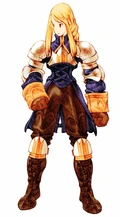 Agrias is a Holy Knight.