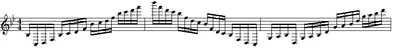 The first bars of the Prelude