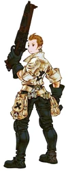 Balthier as he appears in Final Fantasy Tactics: The War of the Lions