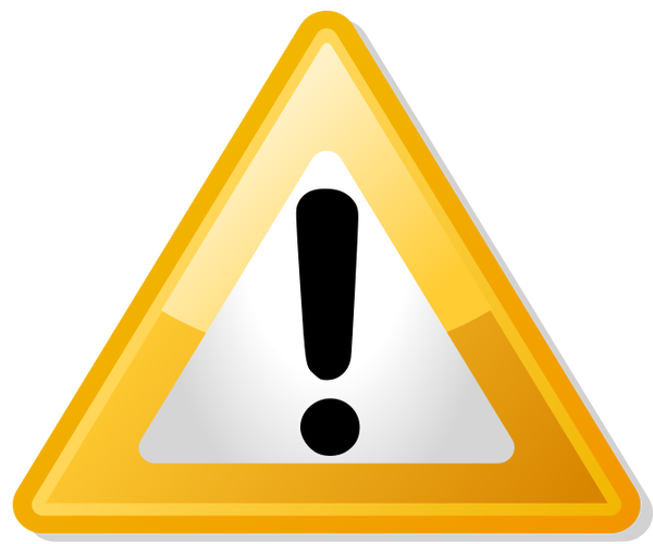 Datei:Warning Yellow.svg