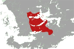 Map of Faerûn highlighting it's interior