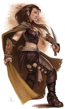 A female human