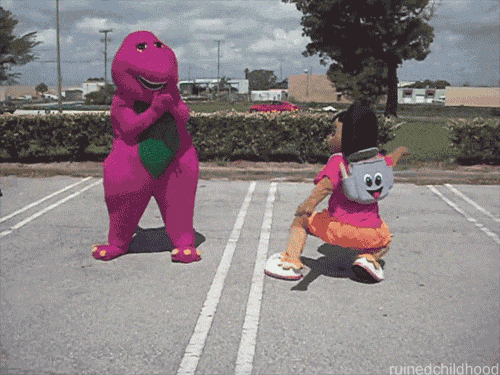 Funny-twerk-dora-barney.gif