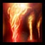 Jet de flammes