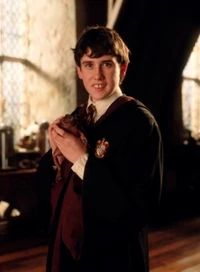 Neville with his pet toad, Trevor.