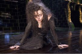 Bellatrix in the Department of Mysteries.