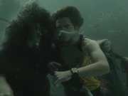 Cedric employs the Bubble-Head Charm during the Second Task.