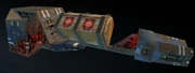 First stage of Beast Mothership creation process - Subverted Kuun-Lan hangar module