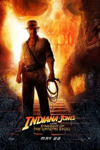 Indiana Jones and the Kingdom of the Crystal Skull teaser poster by Drew Struzan.