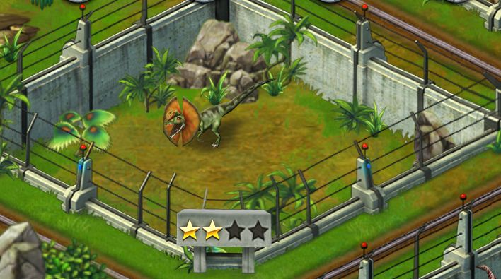 jurassic park builder dilophosaurus