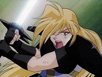 Gourry wielding the Sword of Light