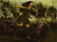 The Lion and Unicorn fight