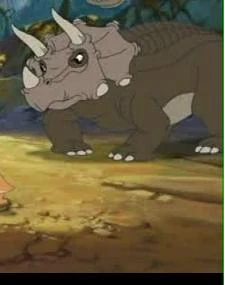 Topsy, the Triceratops.