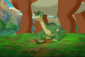 Shorty, the Brachiosaurus.