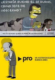 Mauricio macri burns