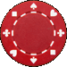 Red Poker Chip