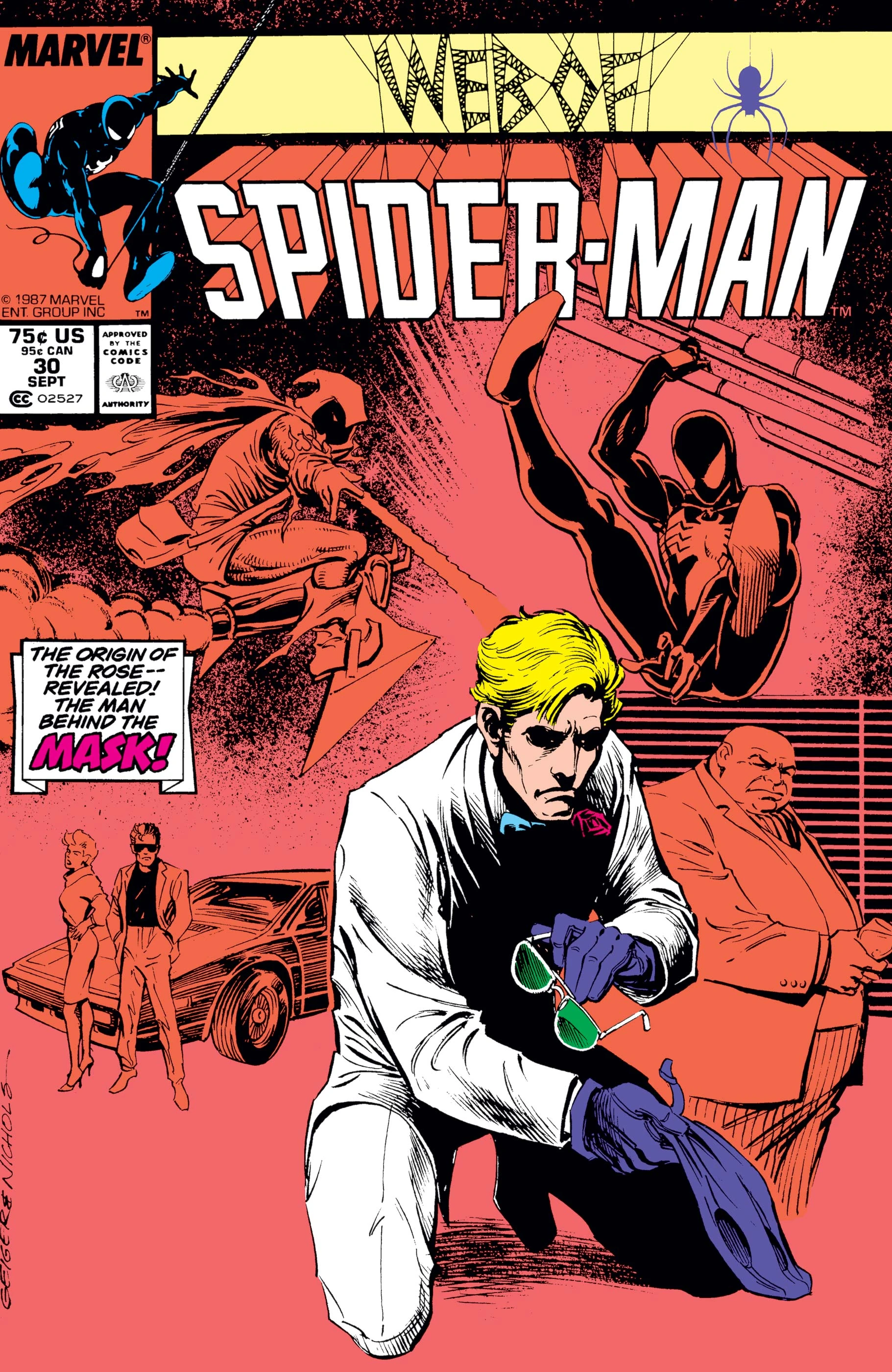 Web of Spider-Man # 30 ,September, 1987
